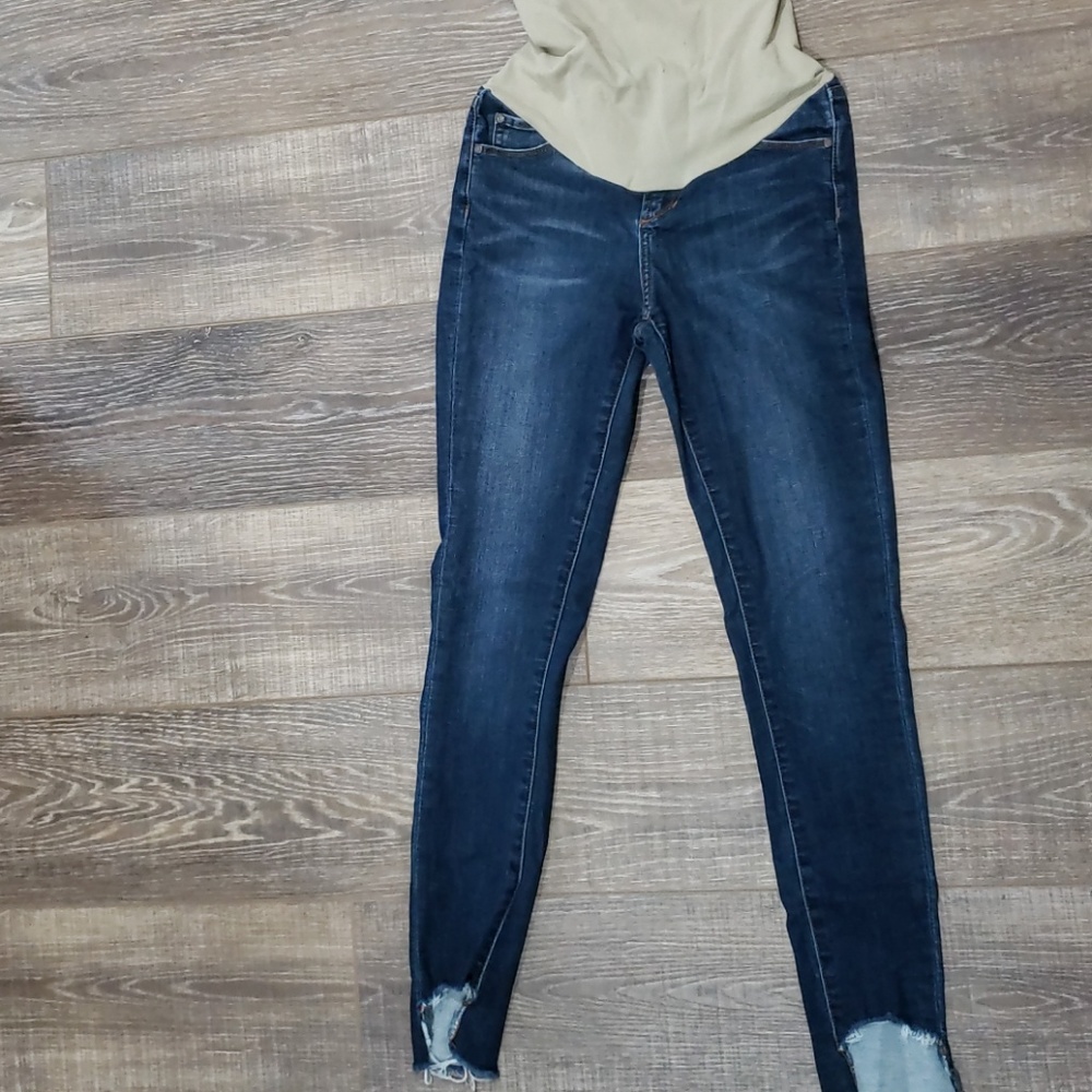 Articles of Society step hem maternity skinny jean